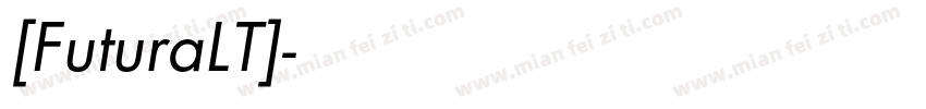 [FuturaLT]字体转换